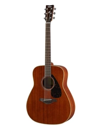 Yamaha FG850 NT Solid Top Dreadnought Acoustic Guitar Natural Mahogany