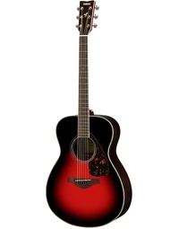Yamaha FS830 DSR Solid Top Concert Acoustic Guitar Dusk Sun Red