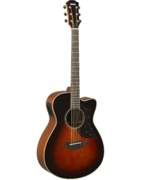 Yamaha AC1M BS Solid Top Concert Acoustic Guitar w/ Pickup Brown Sunburst
