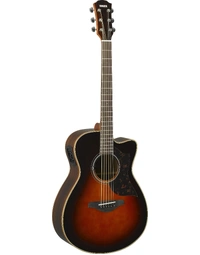 Yamaha AC1R BS Solid Top Concert Acoustic Guitar w/ Pickup Brown Sunburst