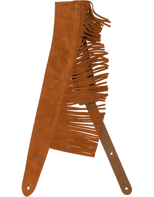 Fender Suede Fringe Strap, Brown