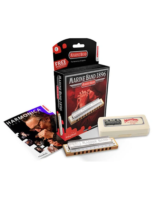 Hohner Marine Band 1896 Classic Harmonica Key of F