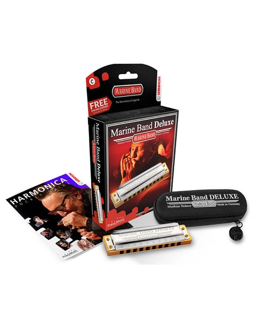 Hohner Marine Band Deluxe Harmonica Key of A