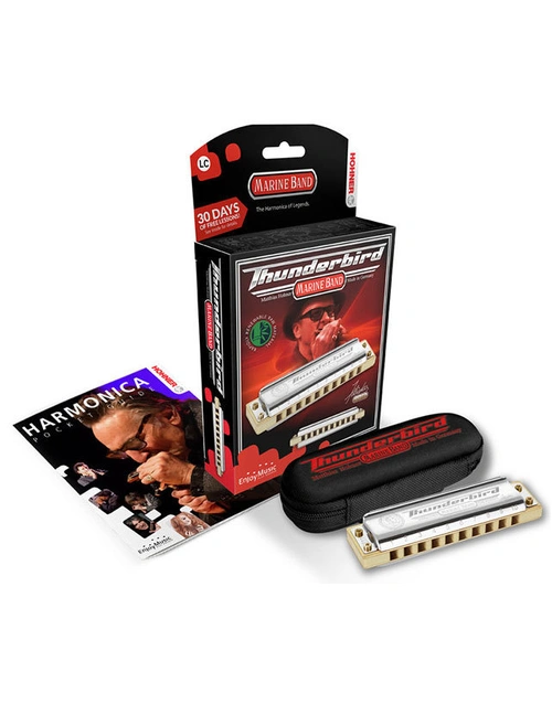 Hohner Marine Band Thunderbird Harmonica Key of Low F Major