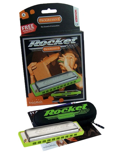 Hohner Progressive Series Rocket Amp Harmonica Key of A