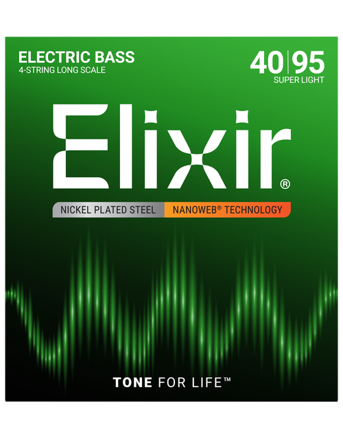 Elixir Bass Nanoweb NPS Super Light 40-95 Strings - 14002