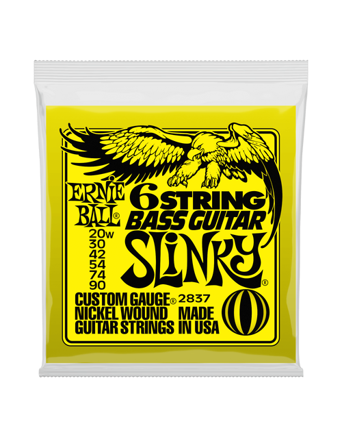 Ernie Ball Slinky 6-String w/ small ball end 29 5/8 scale Bass Guitar Strings