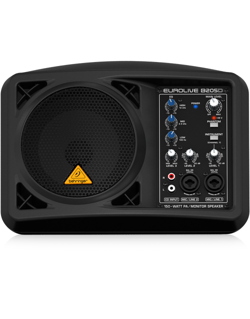 Behringer EUROLIVE B205D 150W Powered Compact Pa/Monitor Speaker