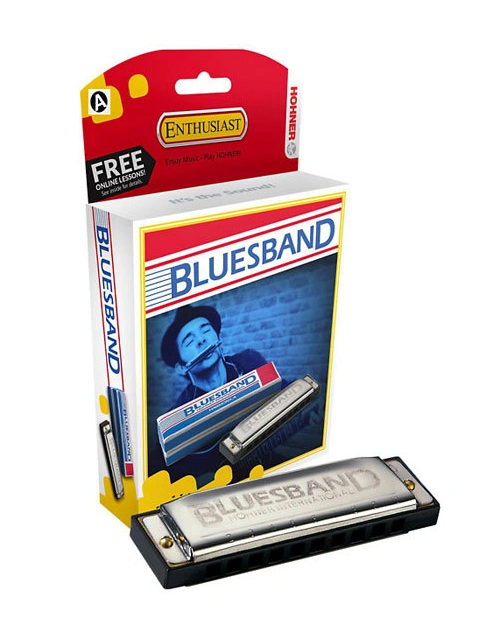Hohner Enthusiast Series Bluesband Harmonica Key of A