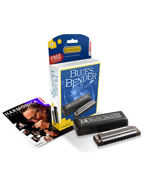 Hohner Enthusiast Series Blues Bender Harmonica Key of F