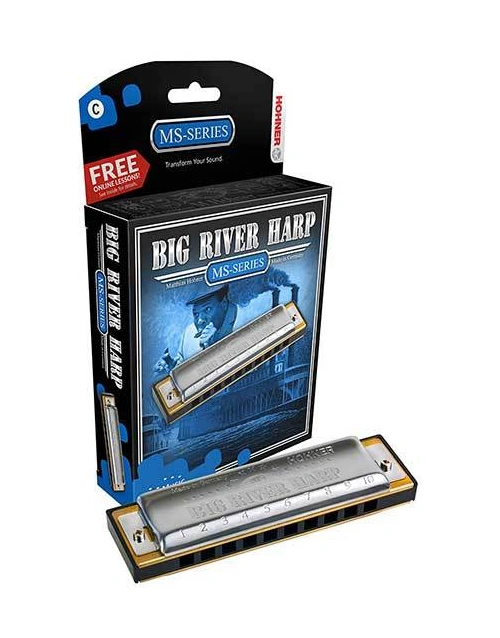 Hohner MS Series Big River Harmonica Key of A