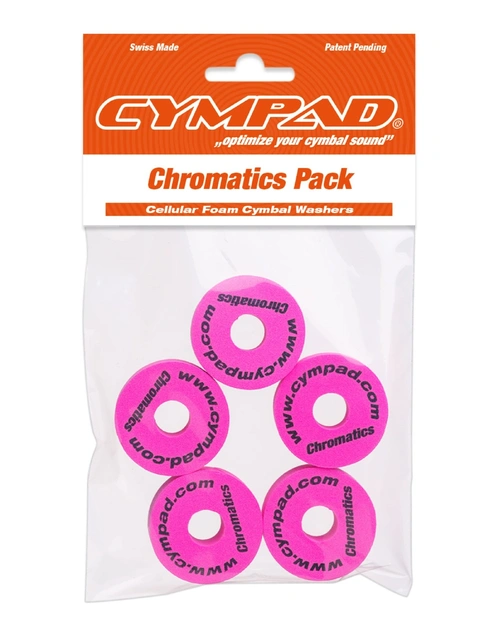 Cympad Chromatic Series Foam Cymbal Washers Pink 5 Pack