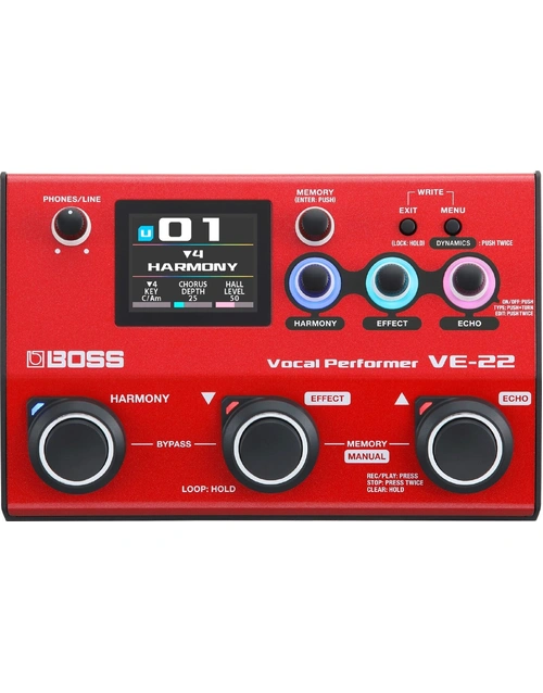 Boss VE-22 Vocal Performer Multi-Effects for Singers